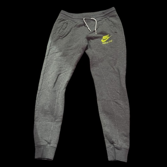 NIKE Track & Field Training Joggers Drawstring TECH FLEECE GREY Sz S Women - Picture 3 of 7